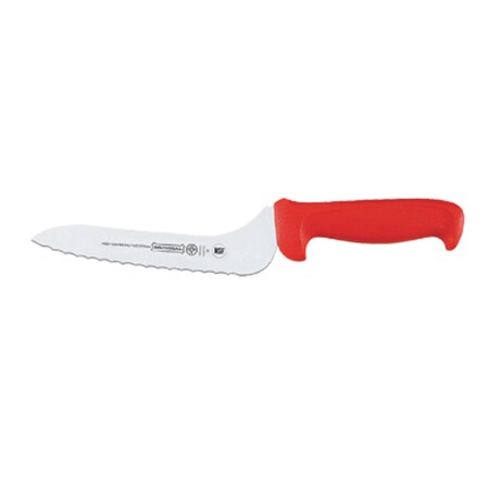 Mundial 9 in Red Offset Serrated Sandwich Knife R5620-9E
